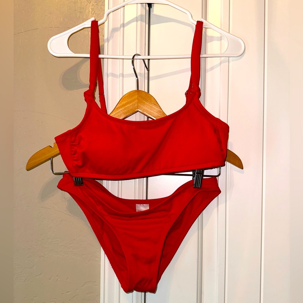 Red bikini